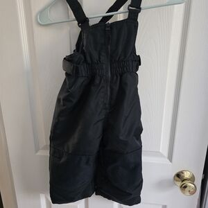 Cat & Jack Black Kids Snow Suit Bib